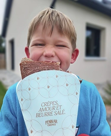 Penn ar crêpes en cône